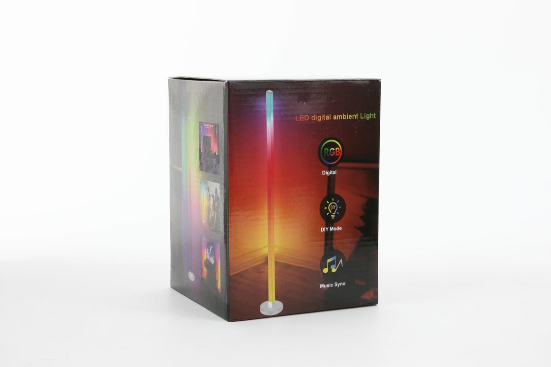 ไฟพื้นมุม LED USB พร้อมระบบประหยัดพลังงาน IP20 รูปทรงเงาทรงกระบอก