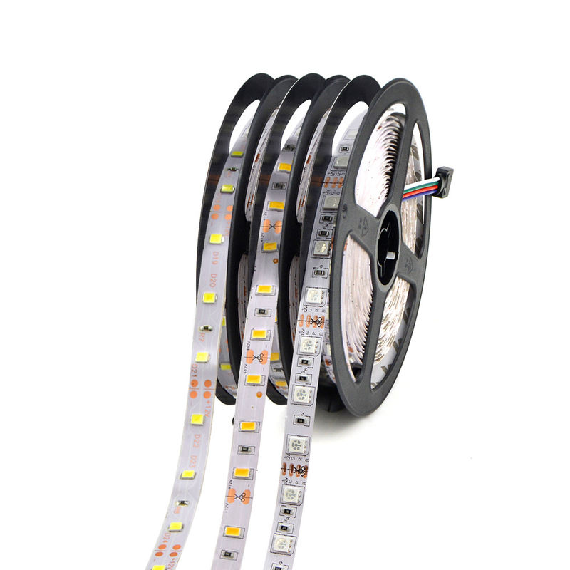 SMD5050 LED Strip Lights RGB With Remote Control Dimmable 5M 60leds ไม่มีกันน้ํา 12V Led Strip สําหรับ KTV