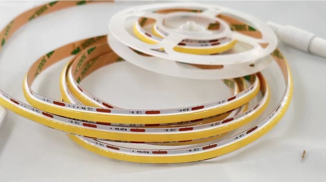 90 CRI COB 560leds CCT LED Strip 8mm PCB สําหรับการประหยัดพลังงาน