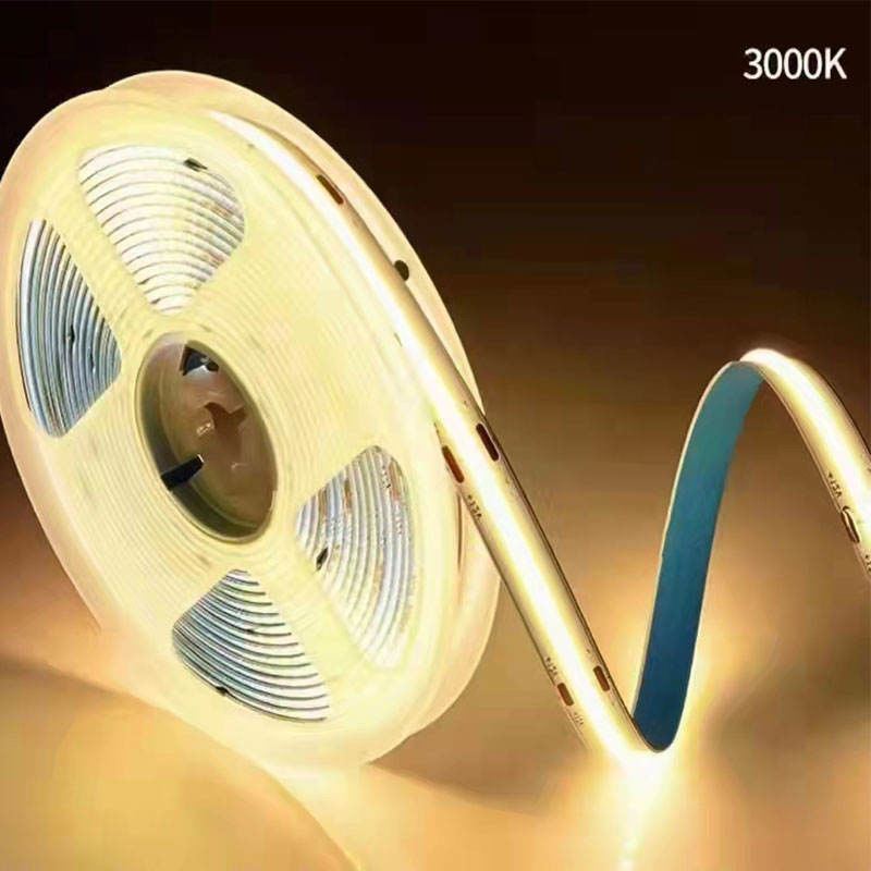 COB LED Strip 320leds 2024 ขายร้อน Cuttable 12VDC CRI90 3000K 2700K 4000K 6000K COB สาย LED สําหรับห้องนั่งเล่น
