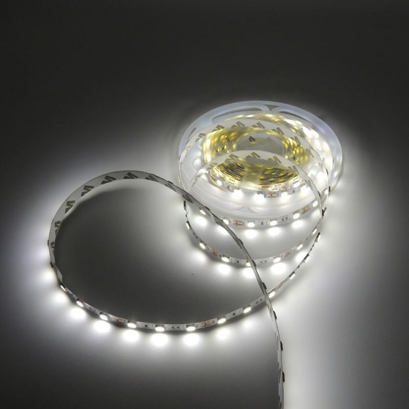 5m/roll SMD2835 สาย LED แบบยืดหยุ่น 120LEDs โรงงานตรง คุณภาพดี 8mm PCB IP20 การตกแต่งภายใน