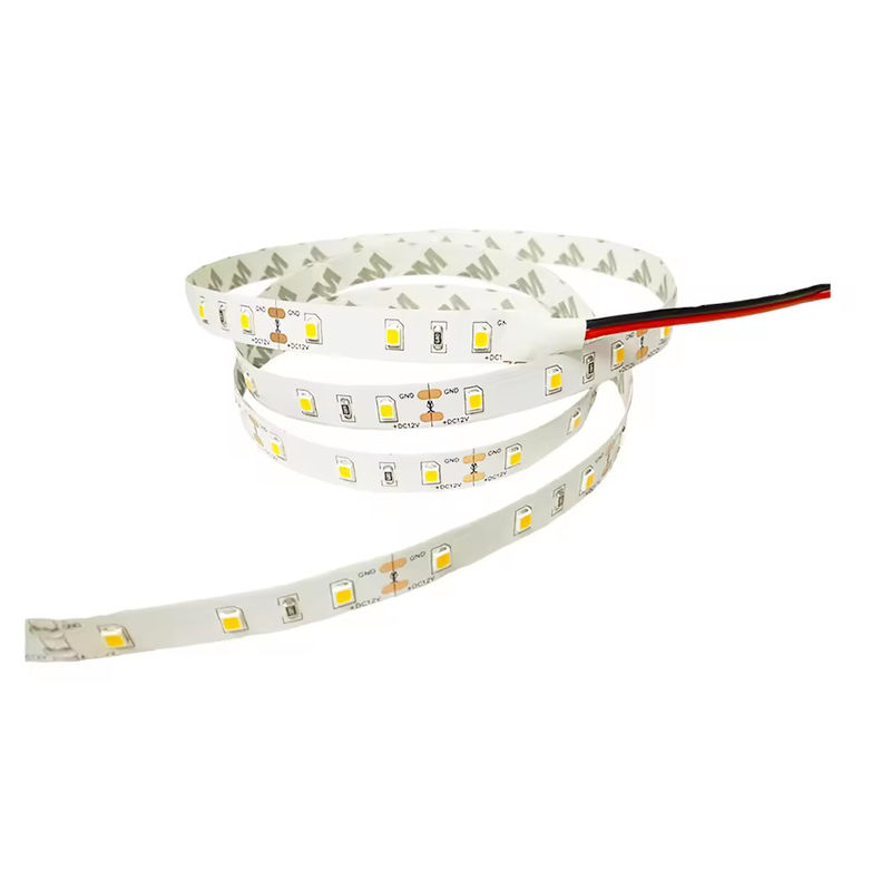 60LEDs/m 2835 LED Strip Light 5m/Roll 20-22LM 120° Angle Beam 2700 4000k 6000K โซลูชั่นแสงภายในบ้าน