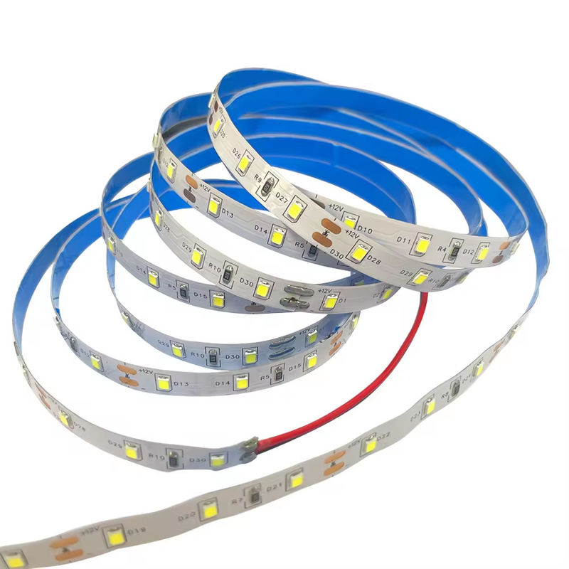 60LEDs/m 2835 LED Strip Light 5m/Roll 20-22LM 120° Angle Beam 2700 4000k 6000K โซลูชั่นแสงภายในบ้าน