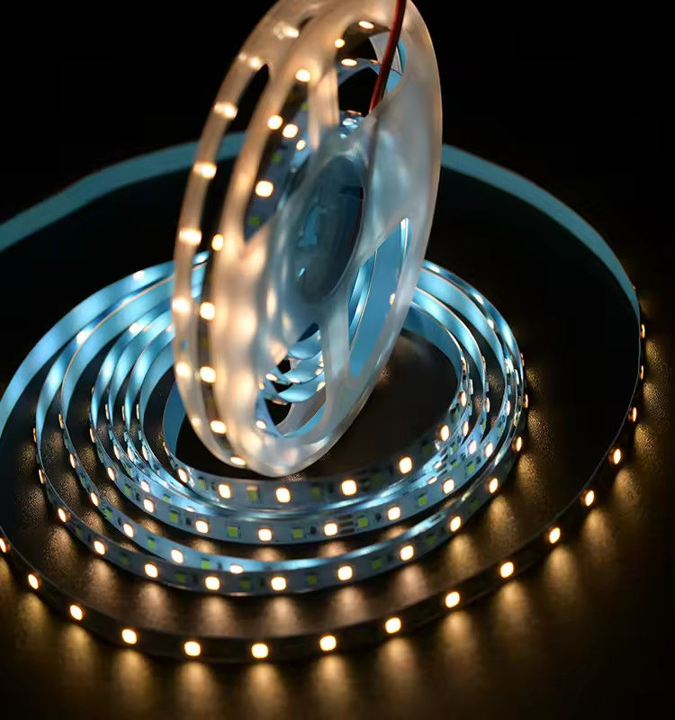 โรงงานขาย 2 สี CCT สาย LED สายไฟ 24v อุณหภูมิสี ปรับ 120LED 12V สายไฟ 2835 สายไฟ LED การตกแต่ง