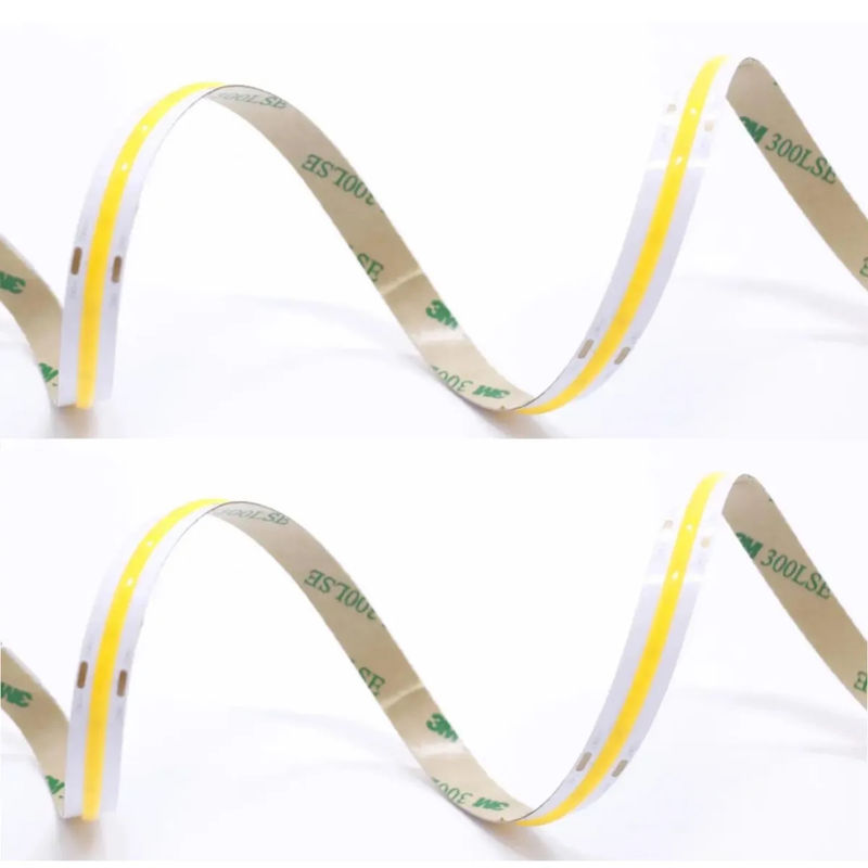 ปรับความลับ IP20 เรต 320LEDS 90Ra COB LED Strip 10W/M สําหรับแสงภายใน