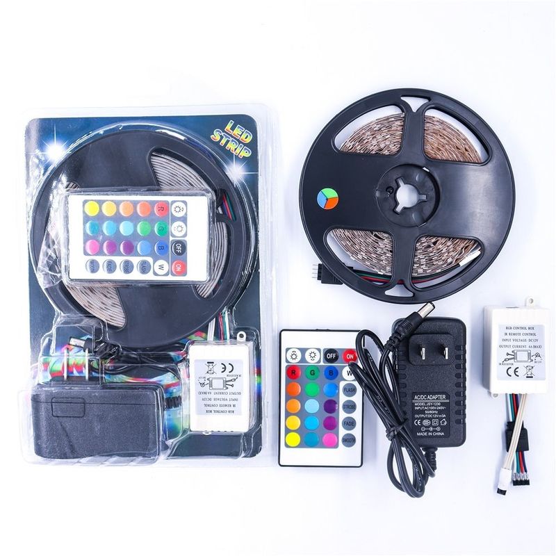 SMD ปรับความเงา สาย LED RGB แบบยืดหยุ่น 60leds / m DC12V input สําหรับบรรยากาศสีสัน