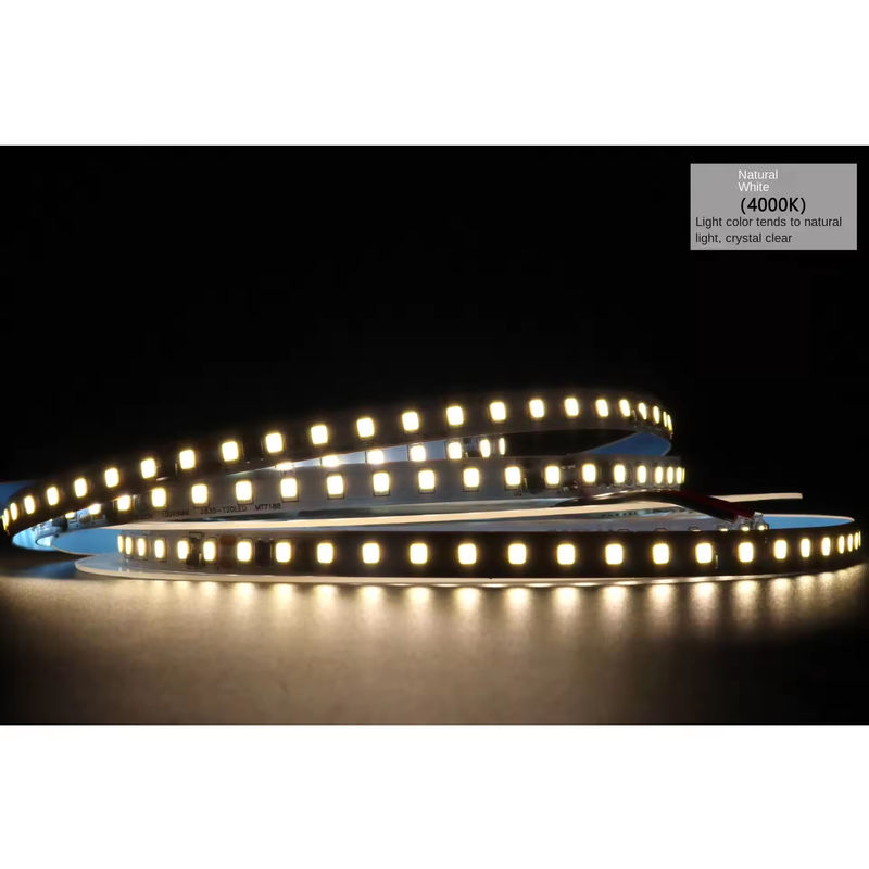 2835 120Leds 8W / M CRI80 สาย LED แบบยืดหยุ่น 5M / 10M ความยาวสําหรับการตกแต่งคริสต์มาสในบ้าน