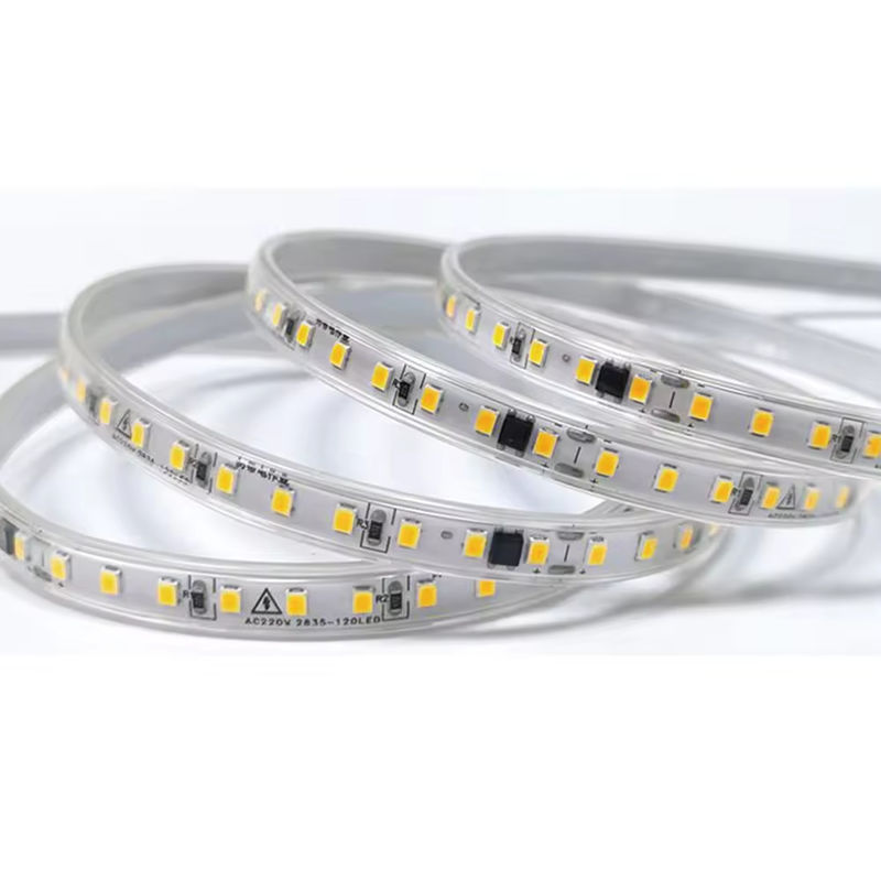 ตัดได้ 110V 10cm IP65 120 LEDs 2835 LED Strip Tape Lamp ไม่กันน้ํา IP20