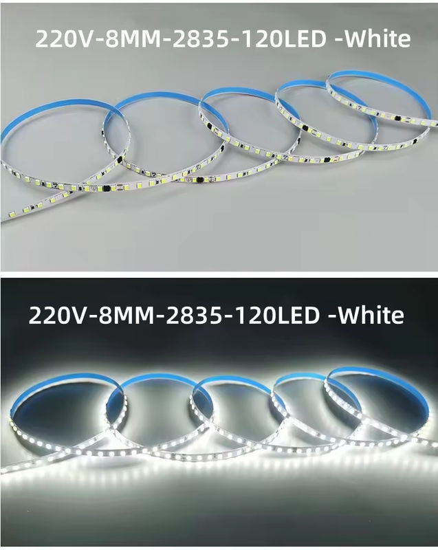ไฟ LED สายไฟในบ้านแบบอัดน้ํา 230v 220v สีขาวอบอุ่น 3000k 4200k 6500k สายไฟ LED