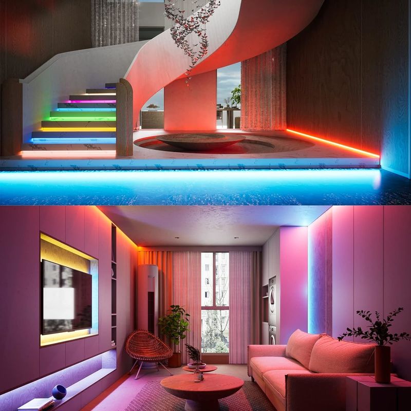 784 LEDs/m RGBW ชิป COB LED Strip ปรับความดัน -20°C ถึง 60°C DC 24V ความดันทางเข้า