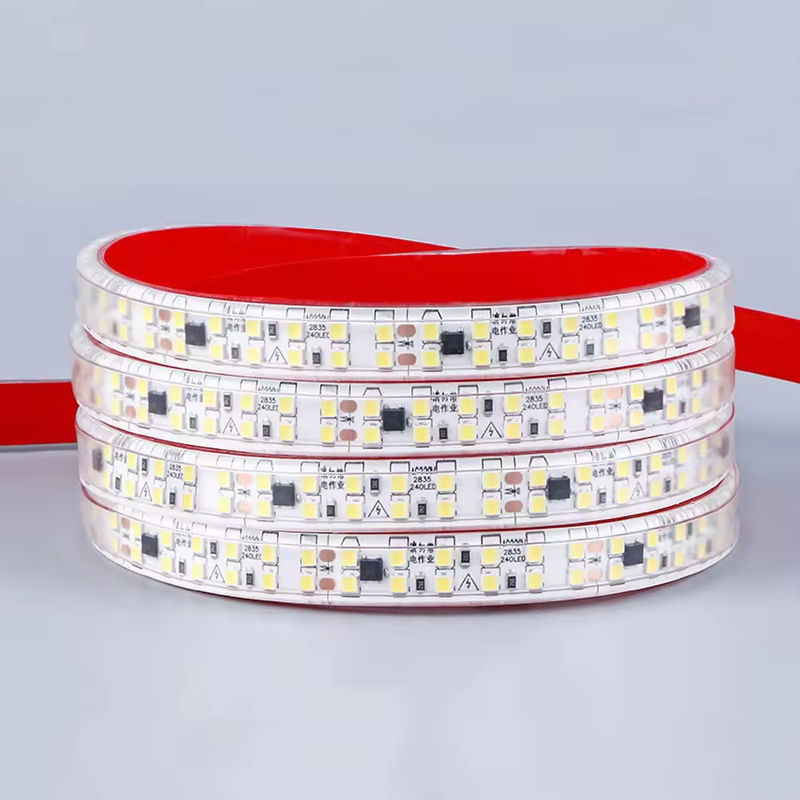 เครื่องขับรถฟรี Ip44 220V 110V 2835 240led 10cm ตัดย้อนกลับไปไม้ 127V กันน้ํา 10cm ตัดยืดหยุ่น LED สายสําหรับภายนอก