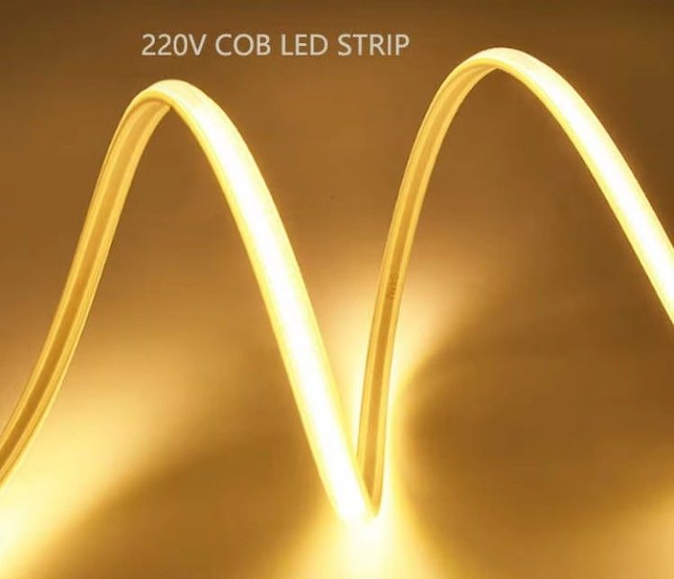 COB 288LED สายไฟสตรีปองสูงภายในและภายนอกยืดหยุ่น COB LED สายไฟสตรีปอง 110V 220V