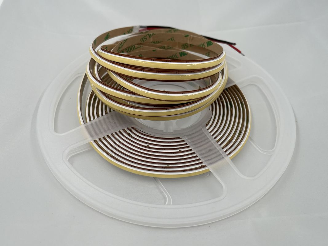 12V COB576Led/M 6.6MM ความกว้าง Dimmable 2700K ถึง 6500K CCT COB LED Strip การส่องแสงแบบยืดหยุ่น มีใบรับรอง CE
