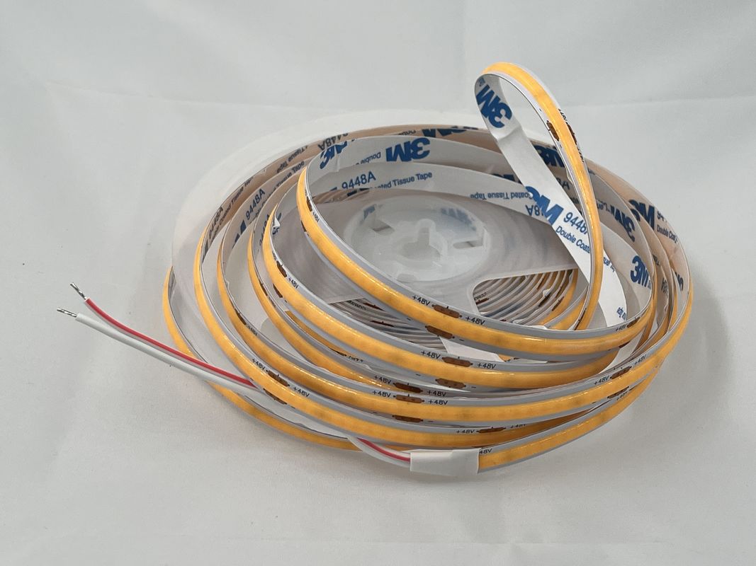 48V COB 320leds/M 90CRI Dimmable 100lm/W 11W/M โฟกเซบัล COB LED สเตรป ไลท์ สําหรับตกแต่งภายใน