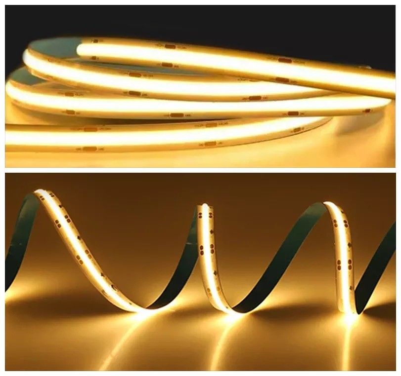การตกแต่งภายในและภายนอก โปรไฟล์กันน้ํา แสง COB LED Strip กับการควบคุมเซ็นเซอร์