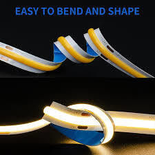 COB LED 10W 12W 110LM 320d/m Double PCB DC 12V 24V 220V CRI 90Ra 10เมตร สเตรปิ้งฟรี