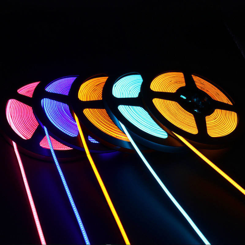 การตกแต่งภายในภายนอก COB LED Strip Light CRI สูง 280 320/480 ระยะไกล