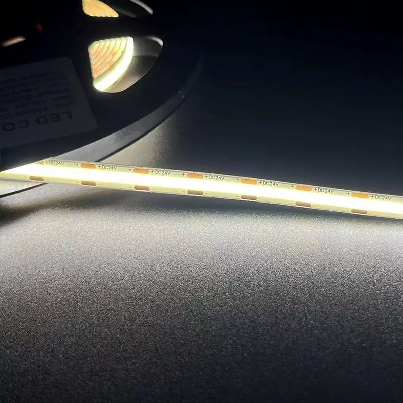 การตกแต่งภายในภายนอก COB 320 480 CRI90 3 ปี LED neonstrips ความยาวตัด 1cm