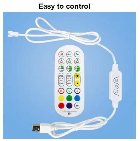 ไฟตกแต่งภายในที่ทันสมัย ไฟพื้น LED RGB IC Smart Corner Atmosphere Light