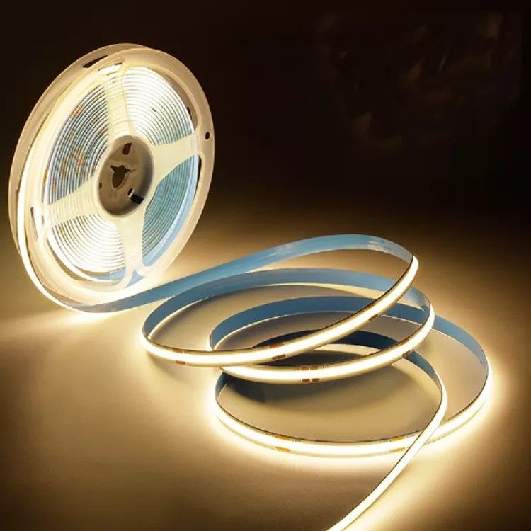 8mm Led Cob Strip 24v Light Strip Usb TV Backlight Flex 12v Ultra Thin Small Cob Led Strip Light สายไฟ LED สายไฟ LED สายไฟ LED