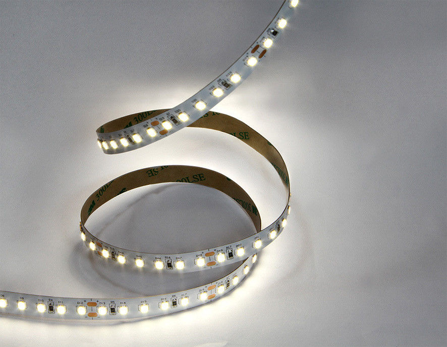 120LEDs 6000K 10w 12V SDCM 3 LED Strip พร้อม CE ROHS Certificate COB LED สายยืดหยุ่น
