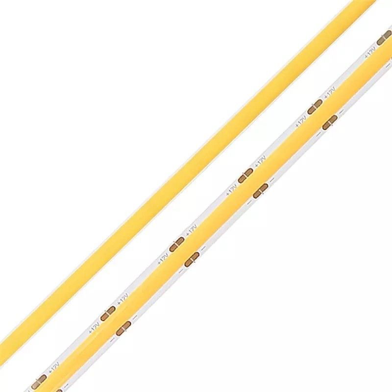 12W กันน้ํา IP20 COB 480 LEDs 12V 8mm 10mm LED Strip Light สําหรับตกแต่งสวน