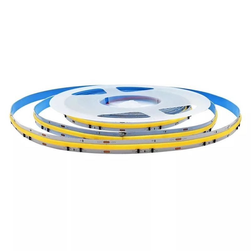 12W กันน้ํา IP20 COB 480 LEDs 12V 8mm 10mm LED Strip Light สําหรับตกแต่งสวน