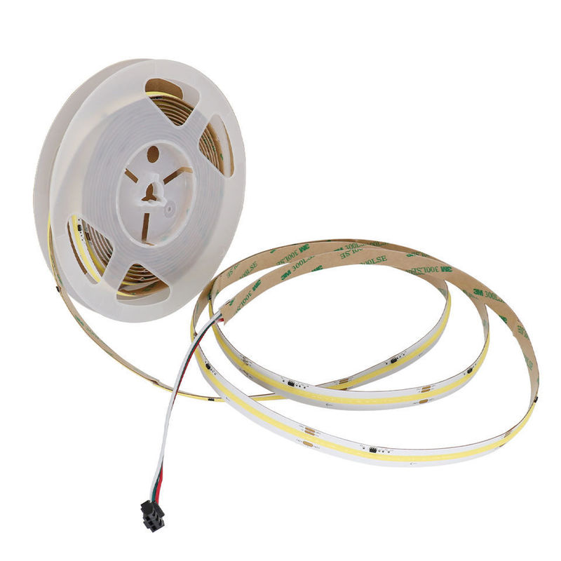 CE ROHS อนุมัติ กันน้ํา COB แสงสตรีปกับการควบคุมสวิทช์และความหนาแน่นสูง 320LEDs