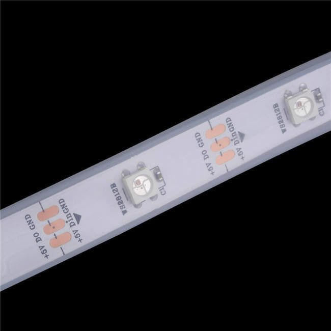 กันน้ํา 12V ws2812 ws2811 Led Strip 60 leds สําหรับสีมงคล RGB การตกแต่ง CRI Ra 80