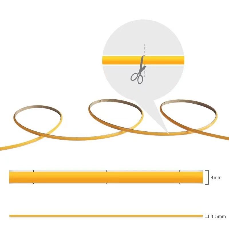 ปรับแต่งแบบยืดหยุ่น 320 480 LEDs Dc 5v 10000 ลูเมน สีขาวอบอุ่น Rgb Fcob Cct Cob Led Strip Light Warehouse