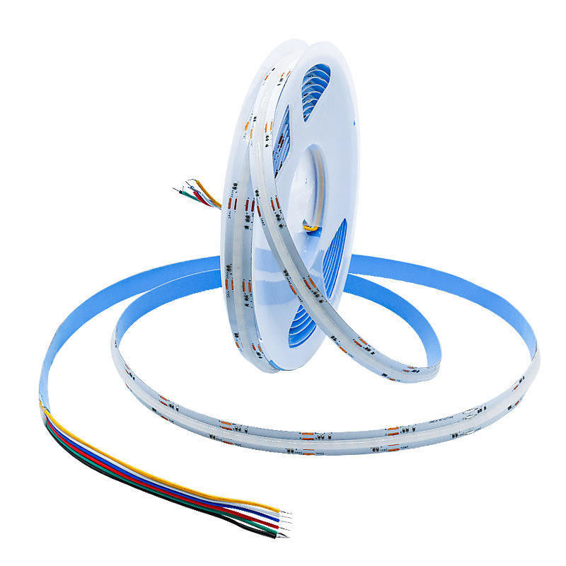 เทป LED 5m/lot Smd 320 384 840 leds/m กันน้ํา ยืดหยุ่น Cob Led Strip Dc 24v Ra90 RGBCCT 3000k 4000k 6000k
