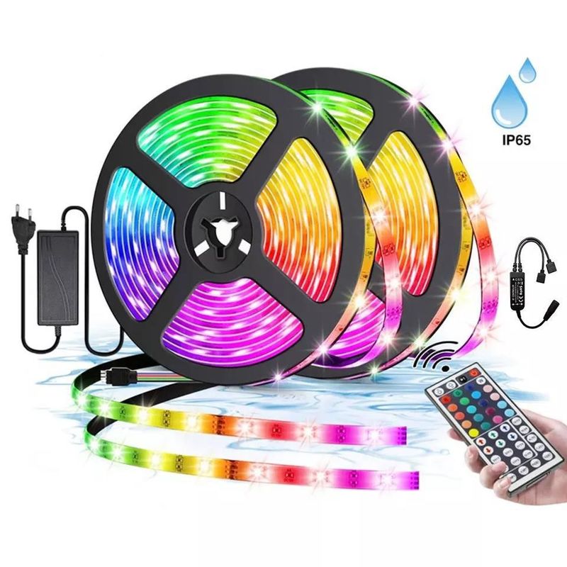 ไฟนาน กันน้ํา IP65 30d / m 5050 RGB LED Light Strips กับรีโมท