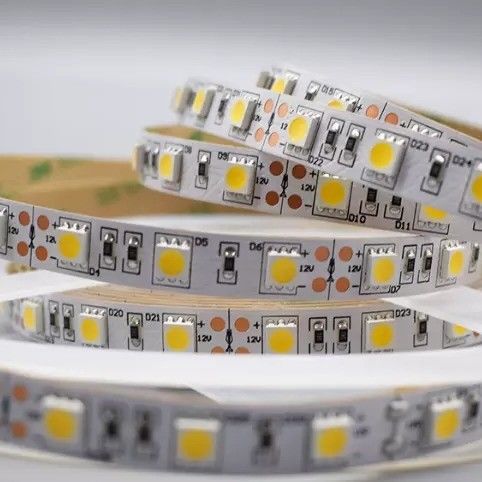 12w 12v 24v 10mm 60 LED Rgb 5050 Smd แสงสตรีป LED แบบยืดหยุ่น