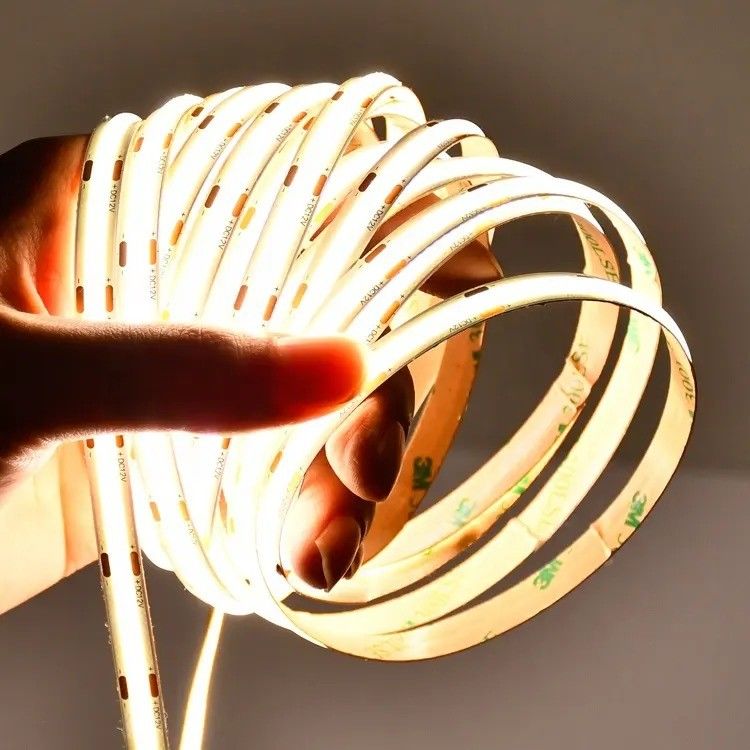 2700K 110lm 2023 HT 5m 10m 12v 24v 220v Rgbw Cob Light Strip Cob Led Strip สายไฟฟ้า