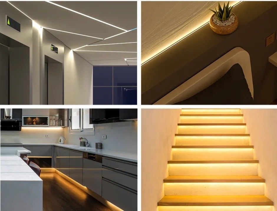 2700K 110lm 2023 HT 5m 10m 12v 24v 220v Rgbw Cob Light Strip Cob Led Strip สายไฟฟ้า