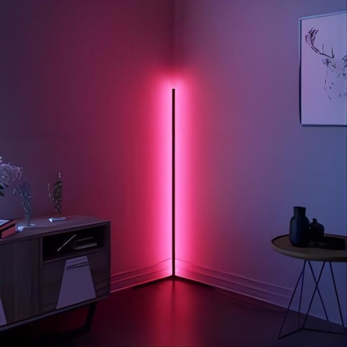 Home Hotel Lighting แสงพื้นประดับ พร้อมเปลี่ยนสี RGB และเงาแก้วโลหะ