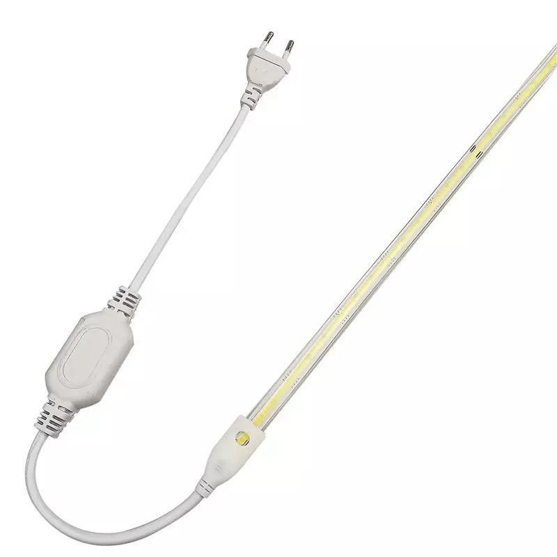 220v 280LEDs / m ขาว/ขาวอบอุ่น/ขาวเฉลี่ย COB LED Strip CE RoHS 100m 50m ความดันสูง