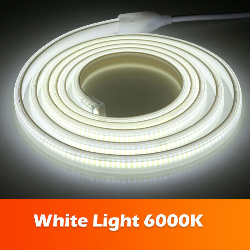 220v 280LEDs / m ขาว/ขาวอบอุ่น/ขาวเฉลี่ย COB LED Strip CE RoHS 100m 50m ความดันสูง