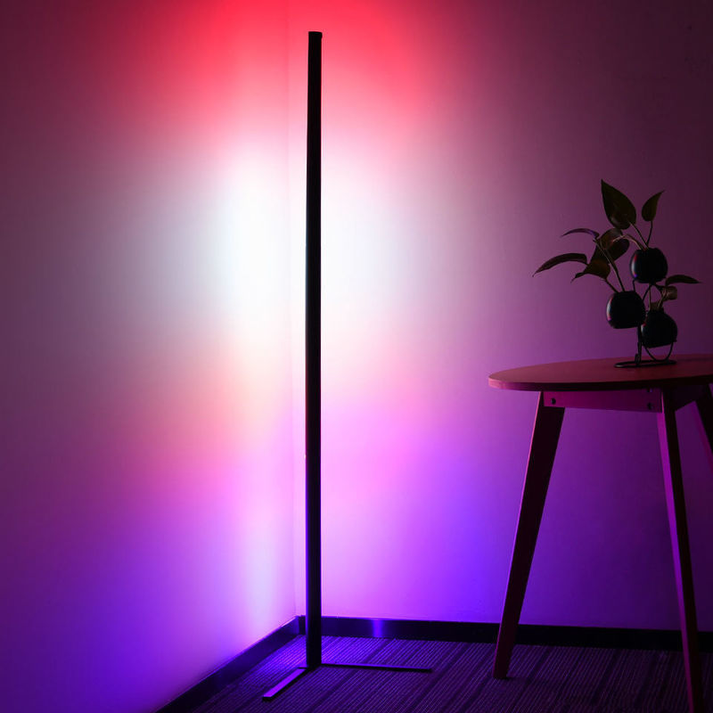 การควบคุมทางไกล แสงตะวันตกรอบตัว ห้องนั่งเล่นสมาร์ท RGB สีเปลี่ยนตกแต่ง ไฟกลางคืน