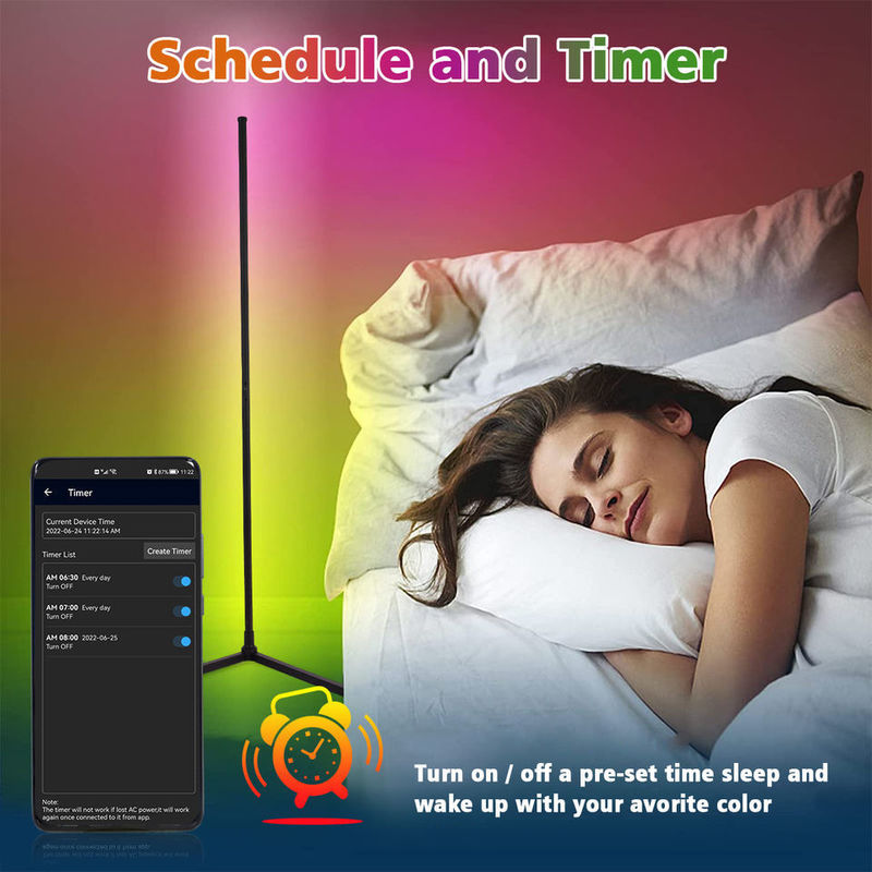 ผลิตภัณฑ์ Smart Ambient Sunset Lamp การออกแบบใหม่ RGB การเปลี่ยนสี การตกแต่งแสงกลางคืน