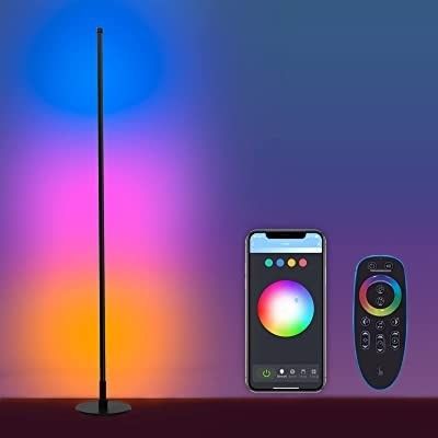 ไฟเกมส์ ห้องรับแขก โคมคลุมแสง Rgb ตกแต่ง ไฟกลางคืน ติด LED ลุมพื้น
