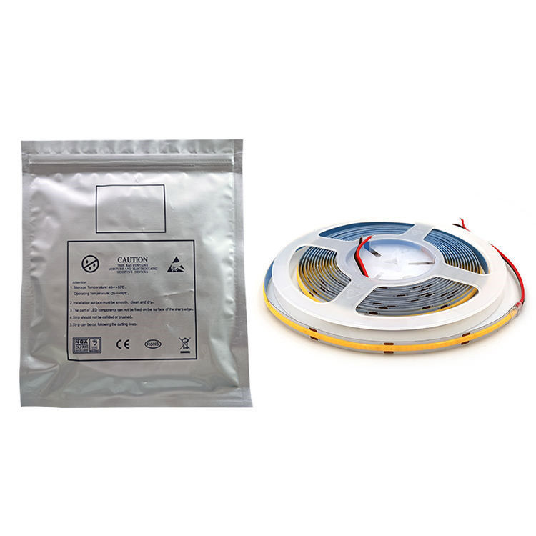 12V/24V ความดันไฟเข้า สาย LED แบบยืดหยุ่น 3 Ra90 320led/m ความหนาวขาวความหนาแน่นสูง