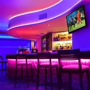 โคมไฟ แสงไหล lm 1000 24V 576LEDs / เมตร RGB COB LED แสงอ่อน สายแสงตรงดี
