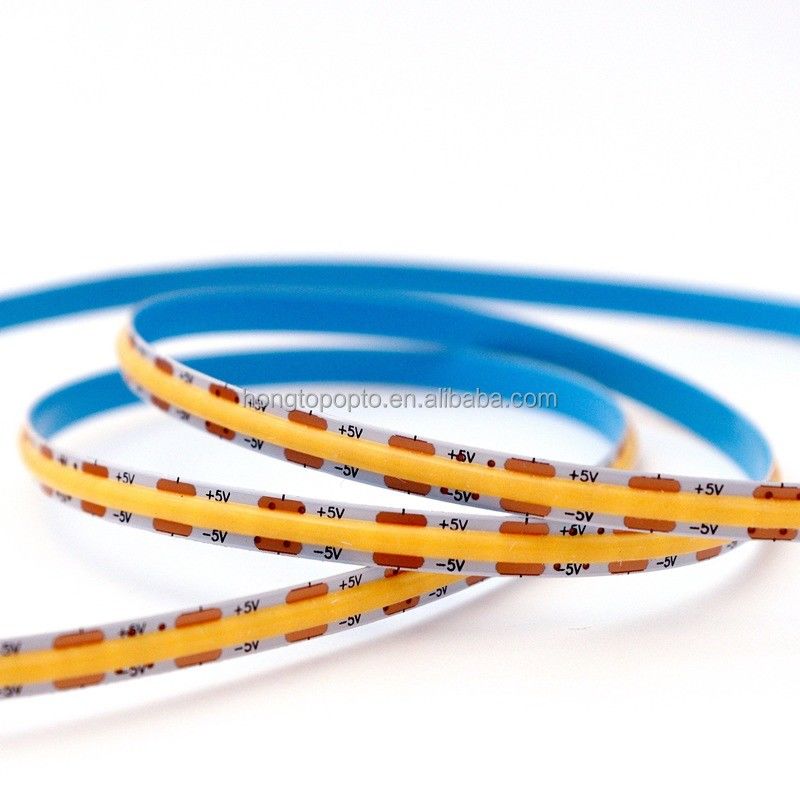 880lm Ra90 โฟกซ์เบิ้ล COB LED Strip Light สําหรับความหนาแน่นสูง 5V 300 LED / m ไฟหลังครัว