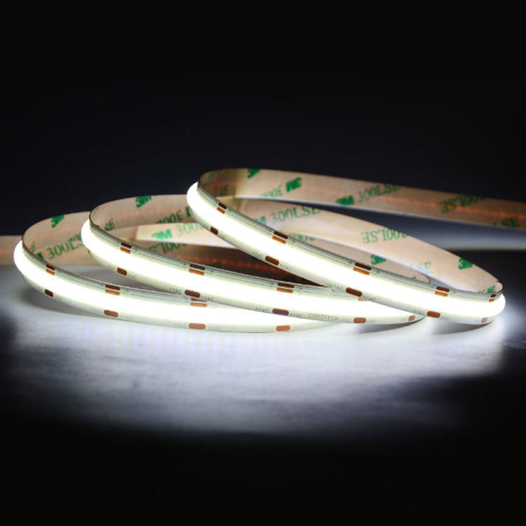 ตัด 320LED 8MM 12 วอลต์ โฟกเซบิล COB LED Strip Light สําหรับโครงการประกายแสงวันหยุด