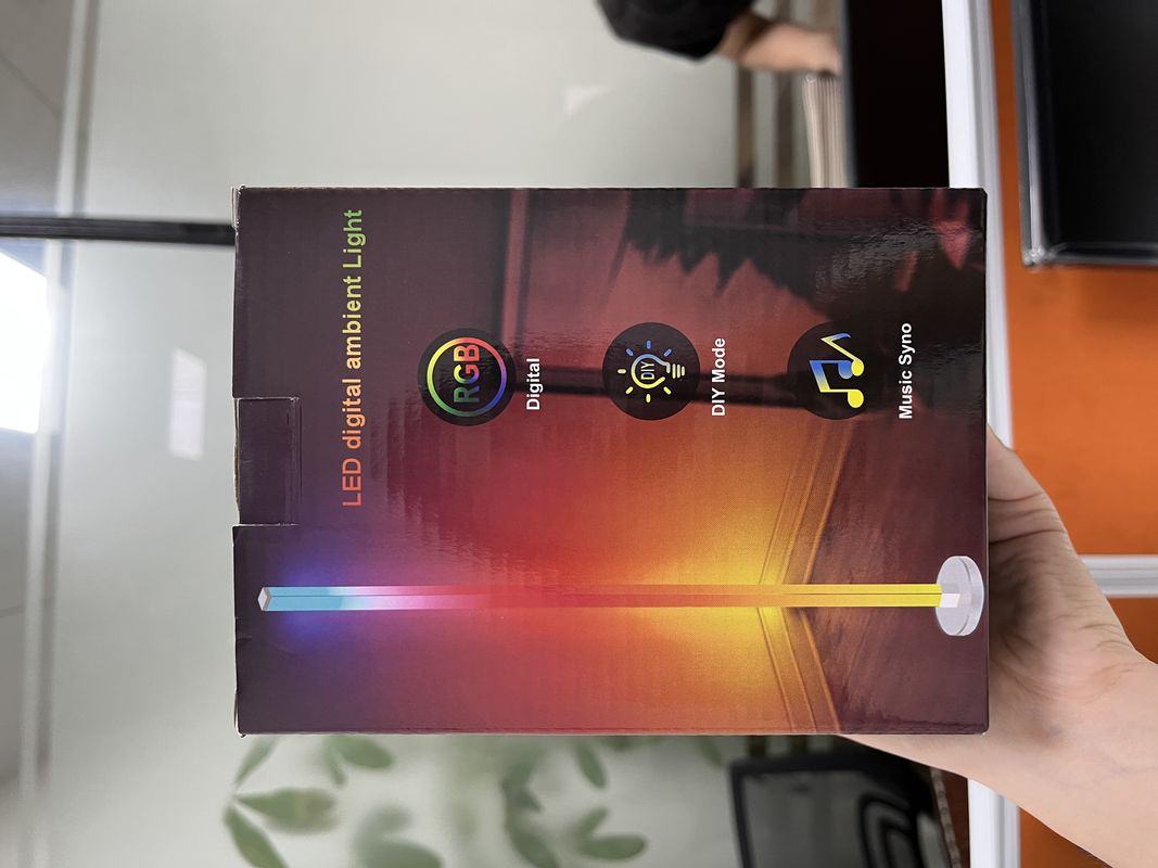 RGB Led Corner Floor Lamp Home.hotel.lighting งานตกแต่งห้องรับแขกที่ทันสมัย