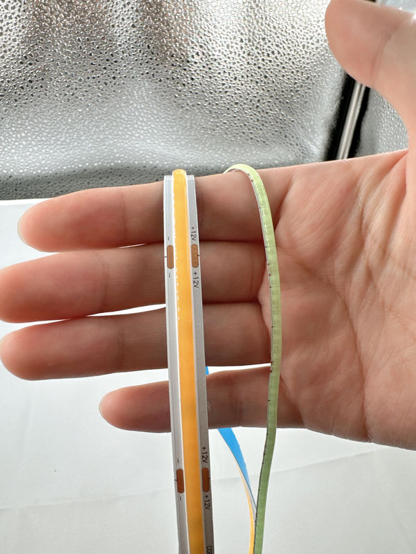 สายสว่างสูง 12V 5V COB LED Strip ด้วย CRI สูงและอุณหภูมิสี 2700k-6500k