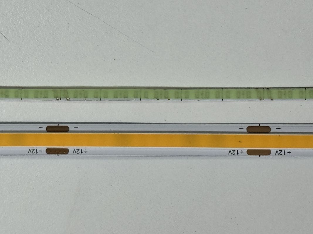 สายสว่างสูง 12V 5V COB LED Strip ด้วย CRI สูงและอุณหภูมิสี 2700k-6500k