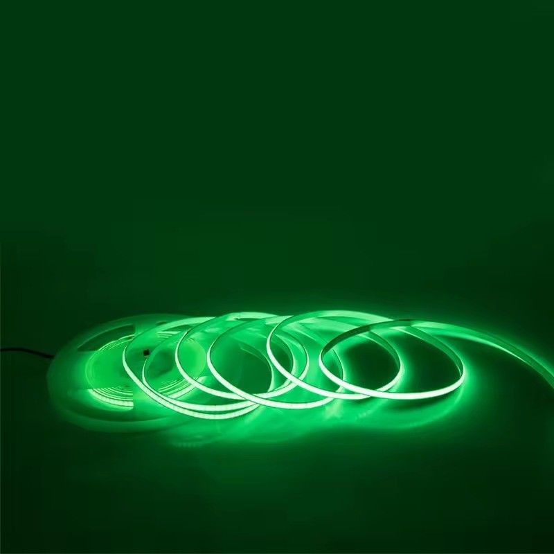 3mm กันน้ํา 2700k 6000k 12V 220v 5V Ultra Thin ความกว้าง 400leds COB LED Strip Light กับ 3