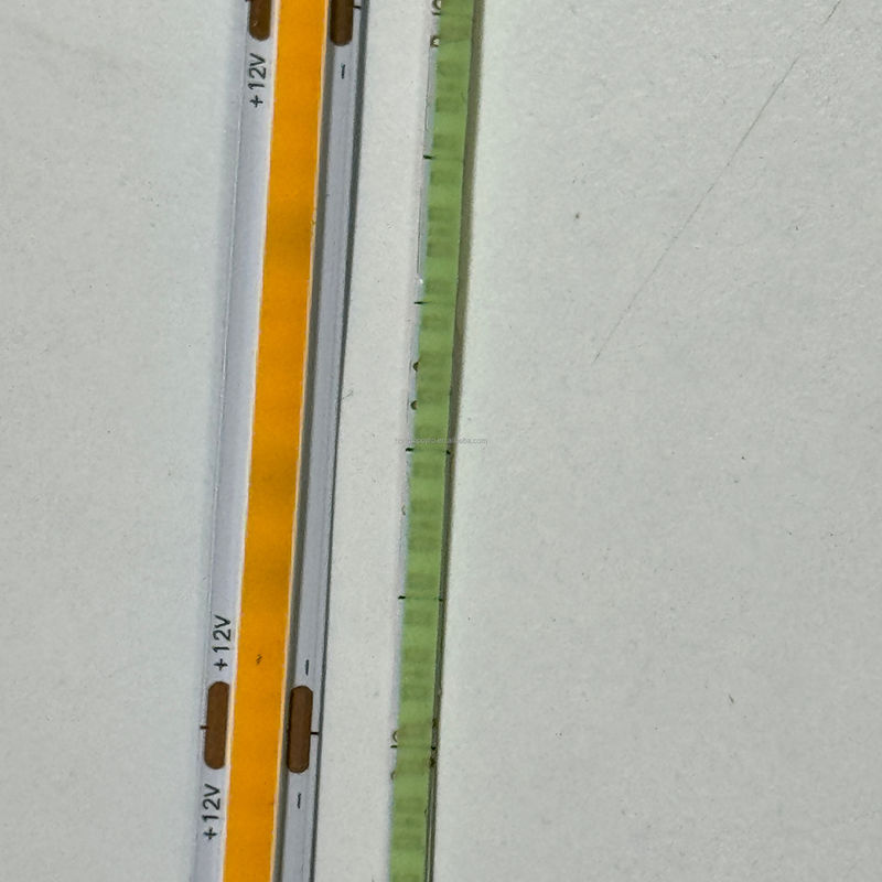 COB LED Strip 12V 1CM การตัด 3MM ความกว้างแคบมาก 5MM 100lm CRI90 3 320LEDs Double PCB